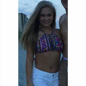 Multicolored Bathing Suit Set